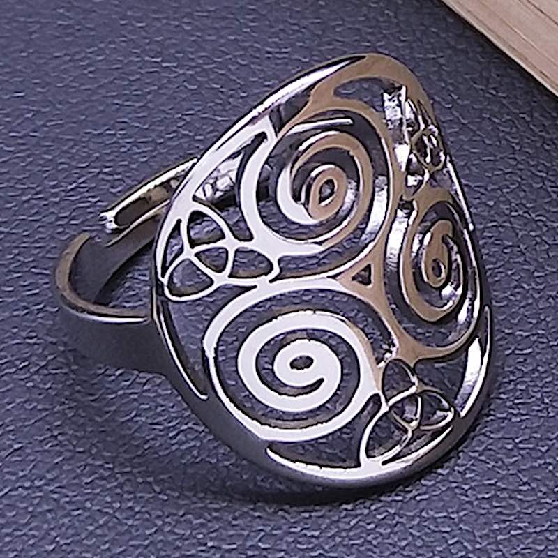 Anillo Triskelion Celta