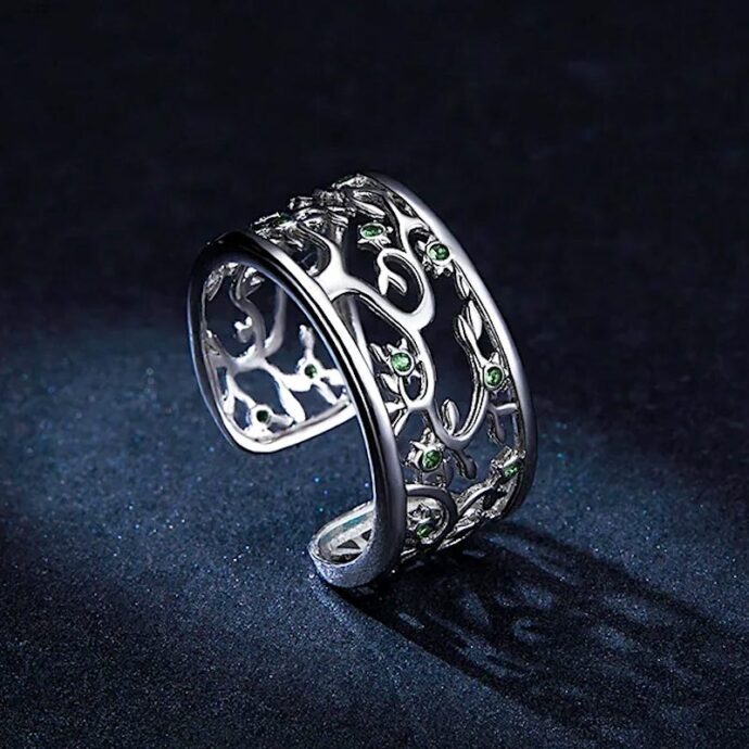 Anillo Arbol de la Vida en Plata