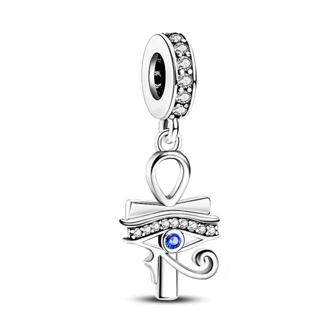 Ojo de Horus Dije Pulsera en Plata 925