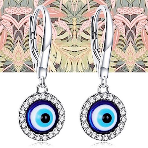 Pendientes Ojo Turco en Plata 925